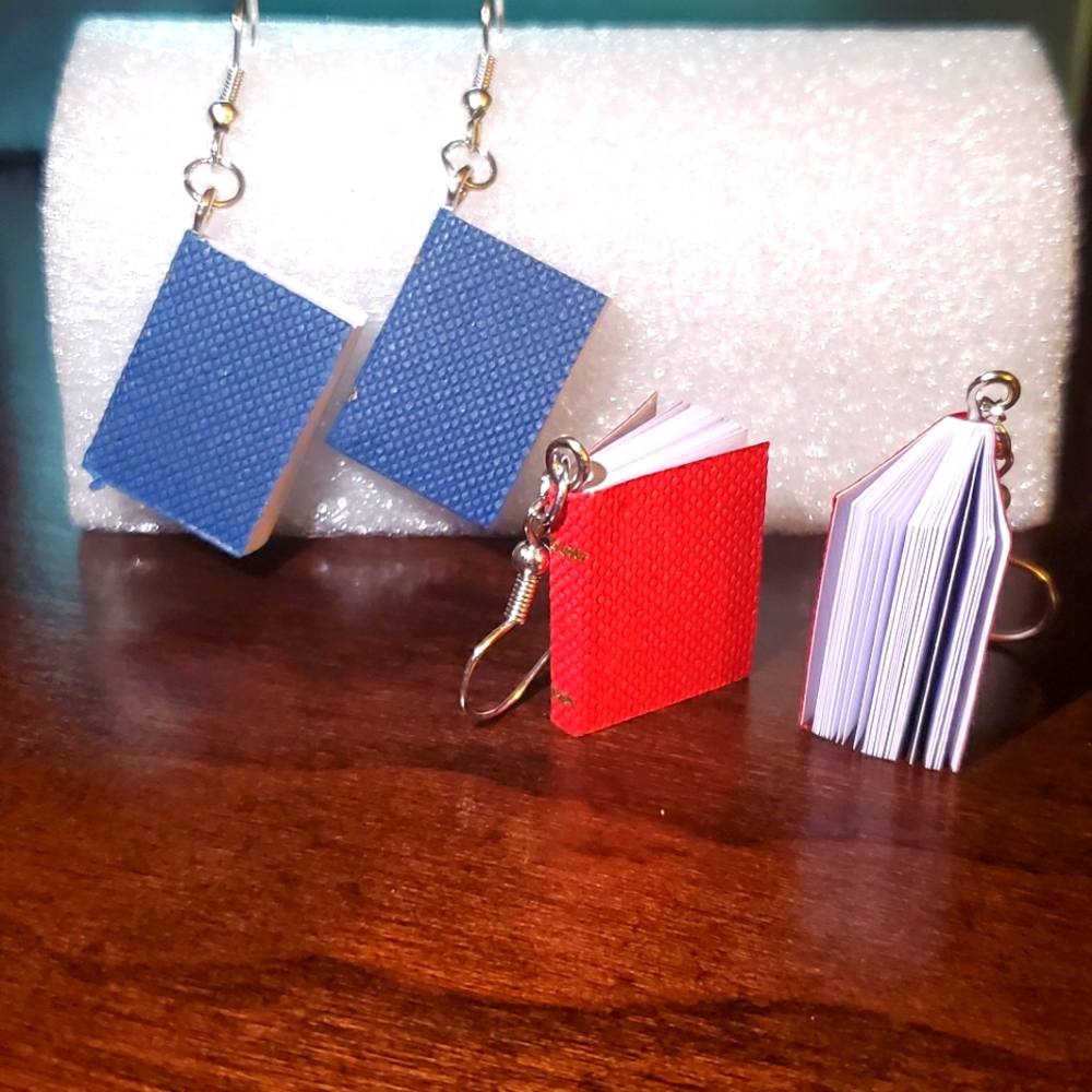 2 FOR $12⚠️Novelty Book Earrings